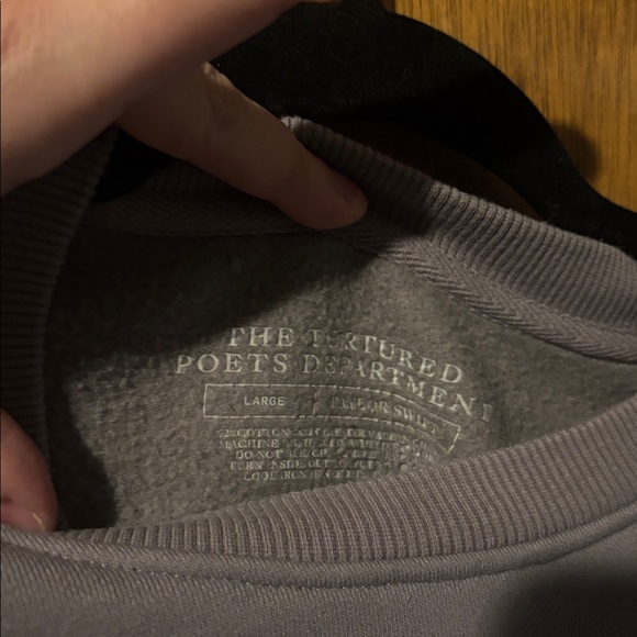 Taylor Swift “TTPD” crew neck sweatshirt - Picture 4 of 5